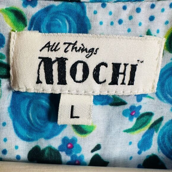 All Things Mochi Alona Floral Maxi Shirtdress – Size Large – Designer Statement - Picture 3 of 15